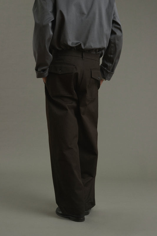 Pantalon Chet - Marron - Coton - Homme