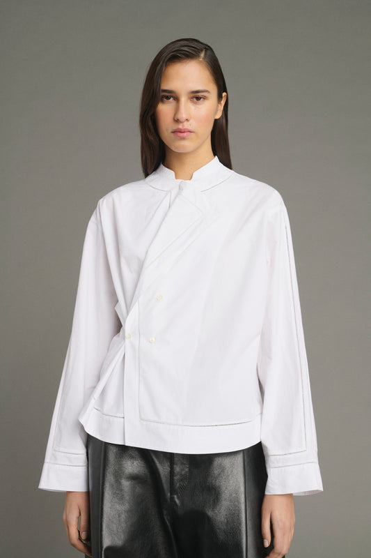 Blouse Lorraine - Blanc - Coton - Femme
