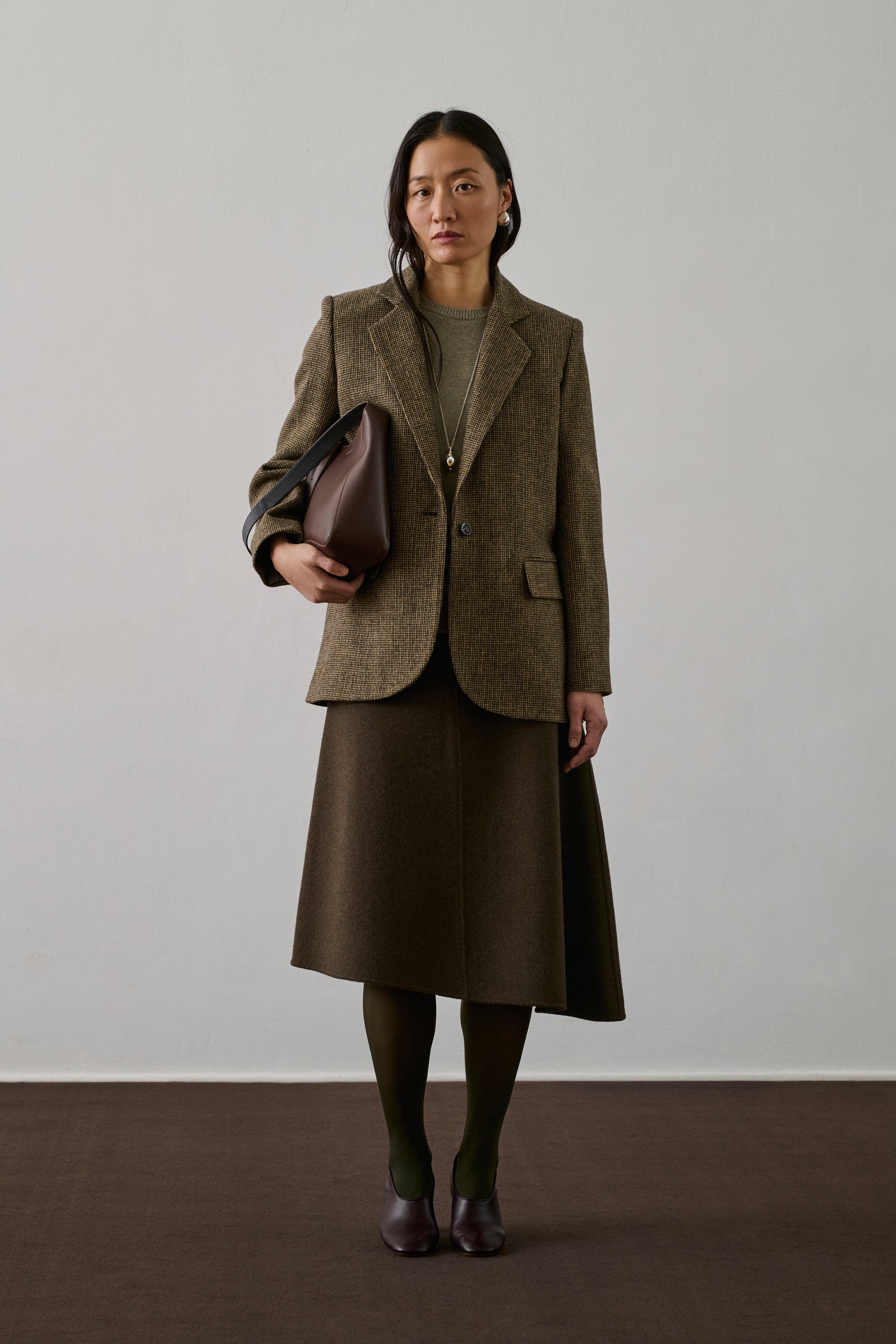 Veste Sevres - Marron/Beige - Laine - Femme