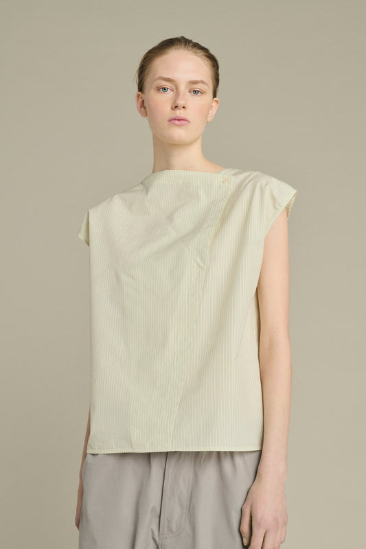 Blouse Lorena - Vert/Écru - Coton - Femme