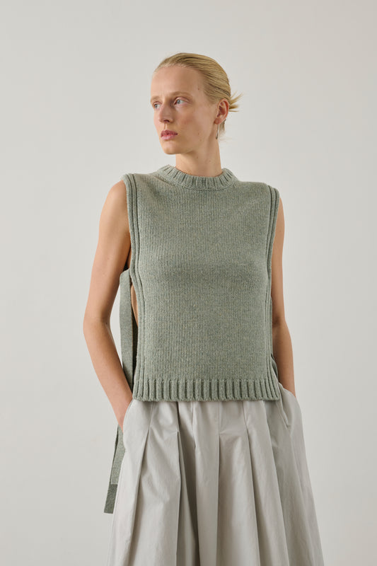 Pull Uzel - Aqua - Laine - Femme