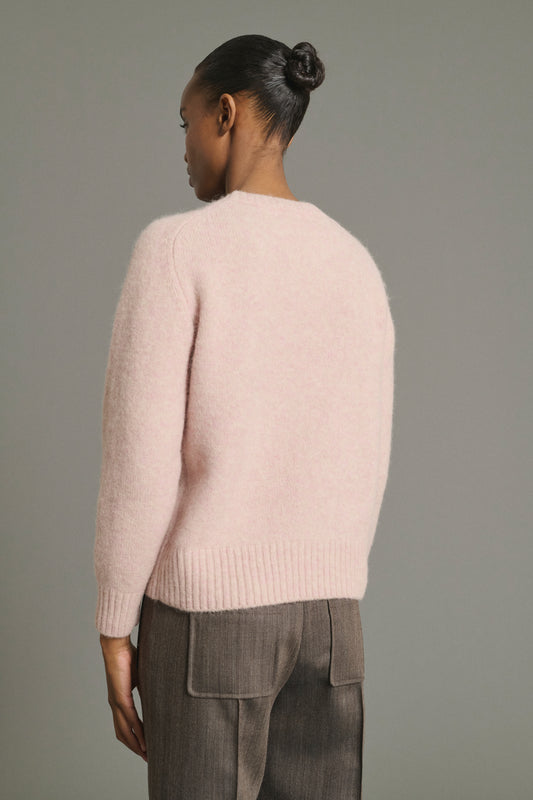Envie pullover - Pale Pink - Wool - Women
