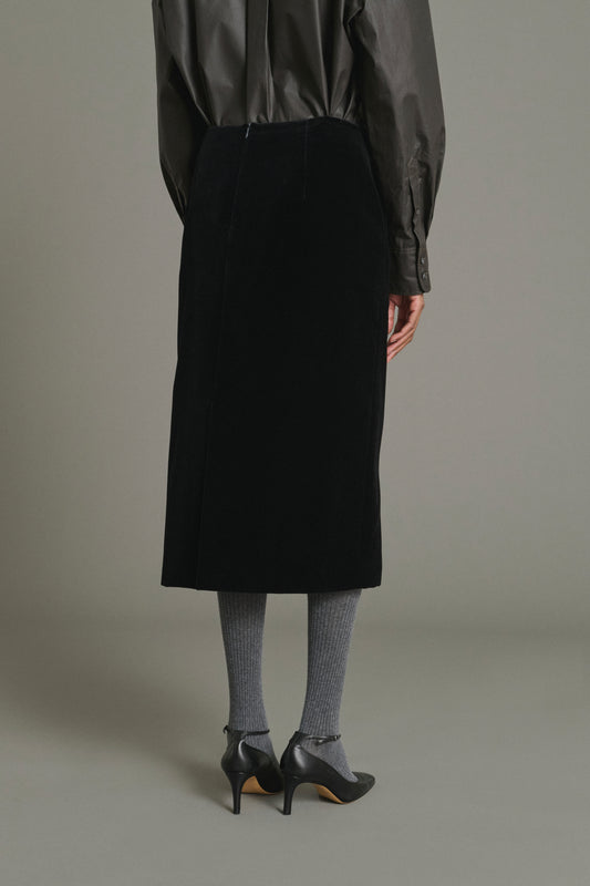 Jupe Flavia - Noir - Coton - Femme