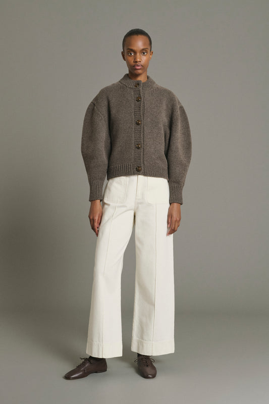 Jean Harry - Craie Denim Évasé Femme - Soeur