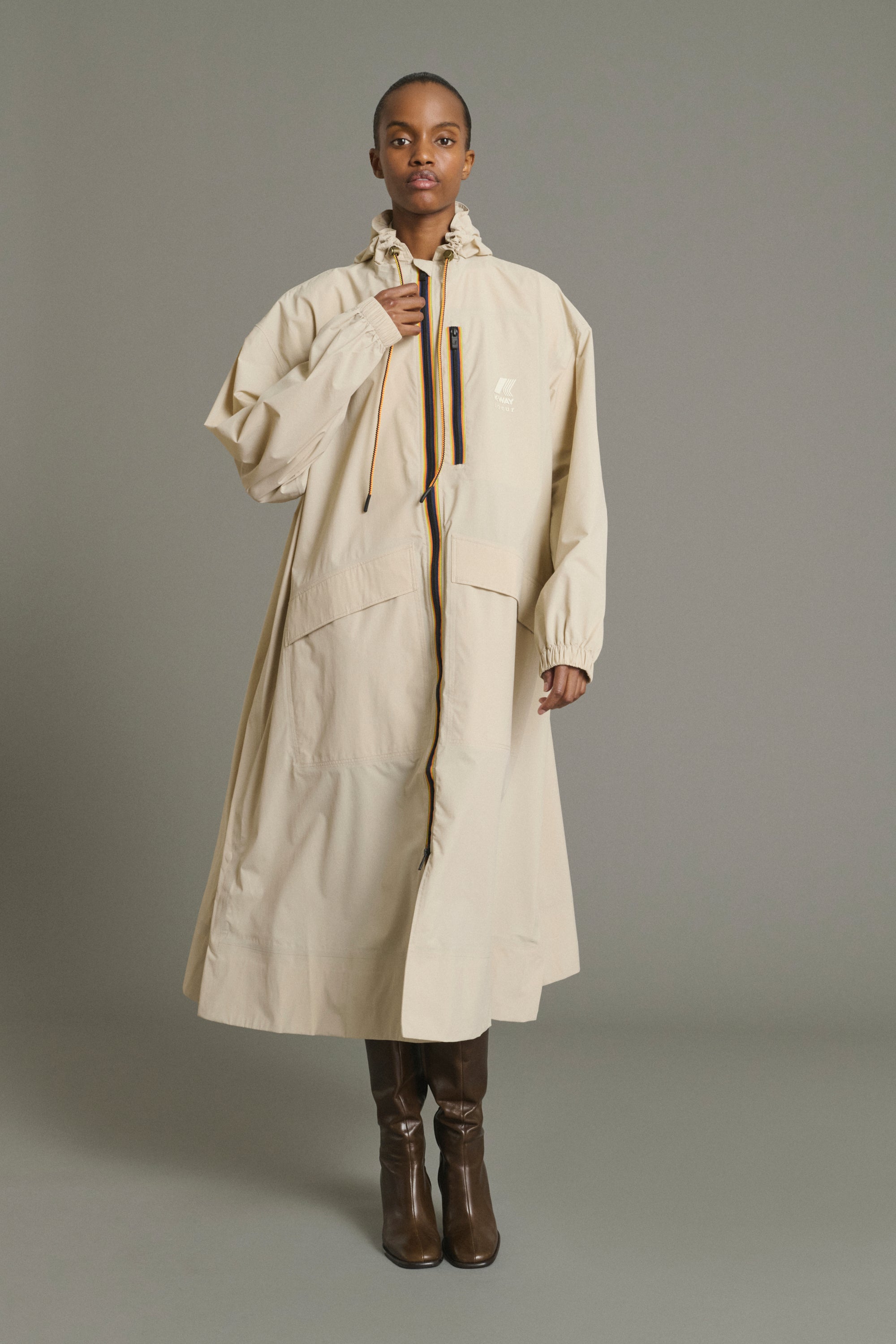 m.soeur : etoffe et soeur スプリングコート Trench Pradel - Putty Oversized Women - Soeur