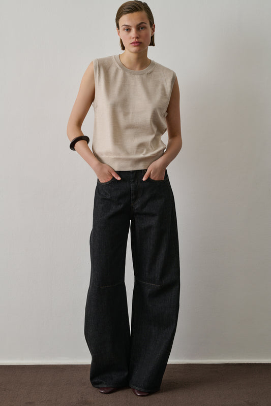 Pull Fargo - Beige Clair - Laine - Femme