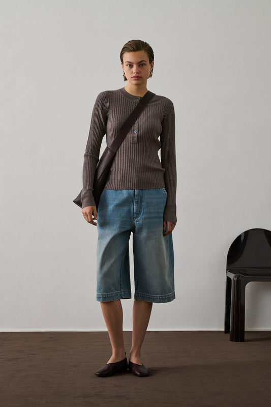 Polo Buffalo - Chataîgne - Laine - Femme