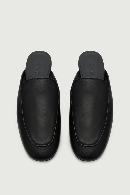 Mules Antonine - Noir - Cuir - Femme