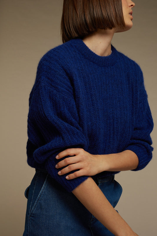 PULLOVER GINETTE MÉLANGE ECRU