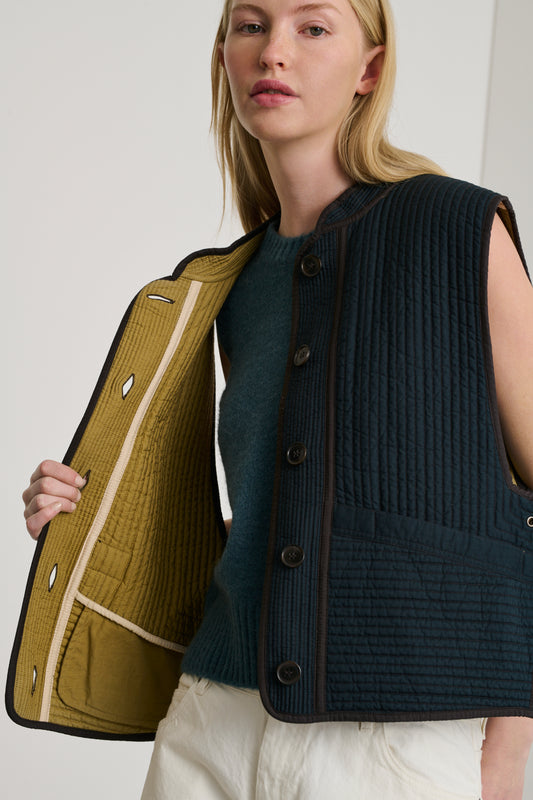 Blouson Tomari - Ardoise Foncée - Coton - Femme