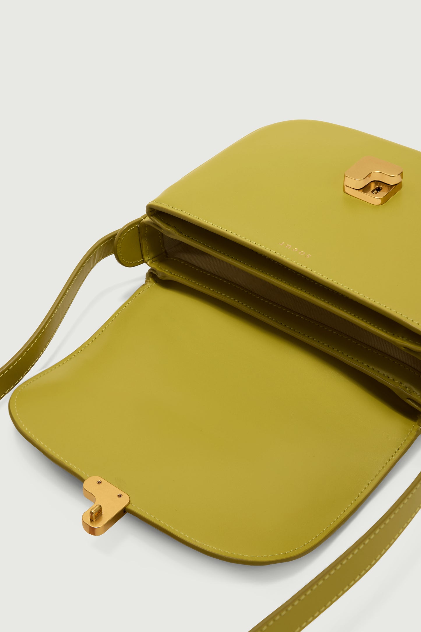 Sac Bellissima Mini - Jaune Néon - Cuir - Femme