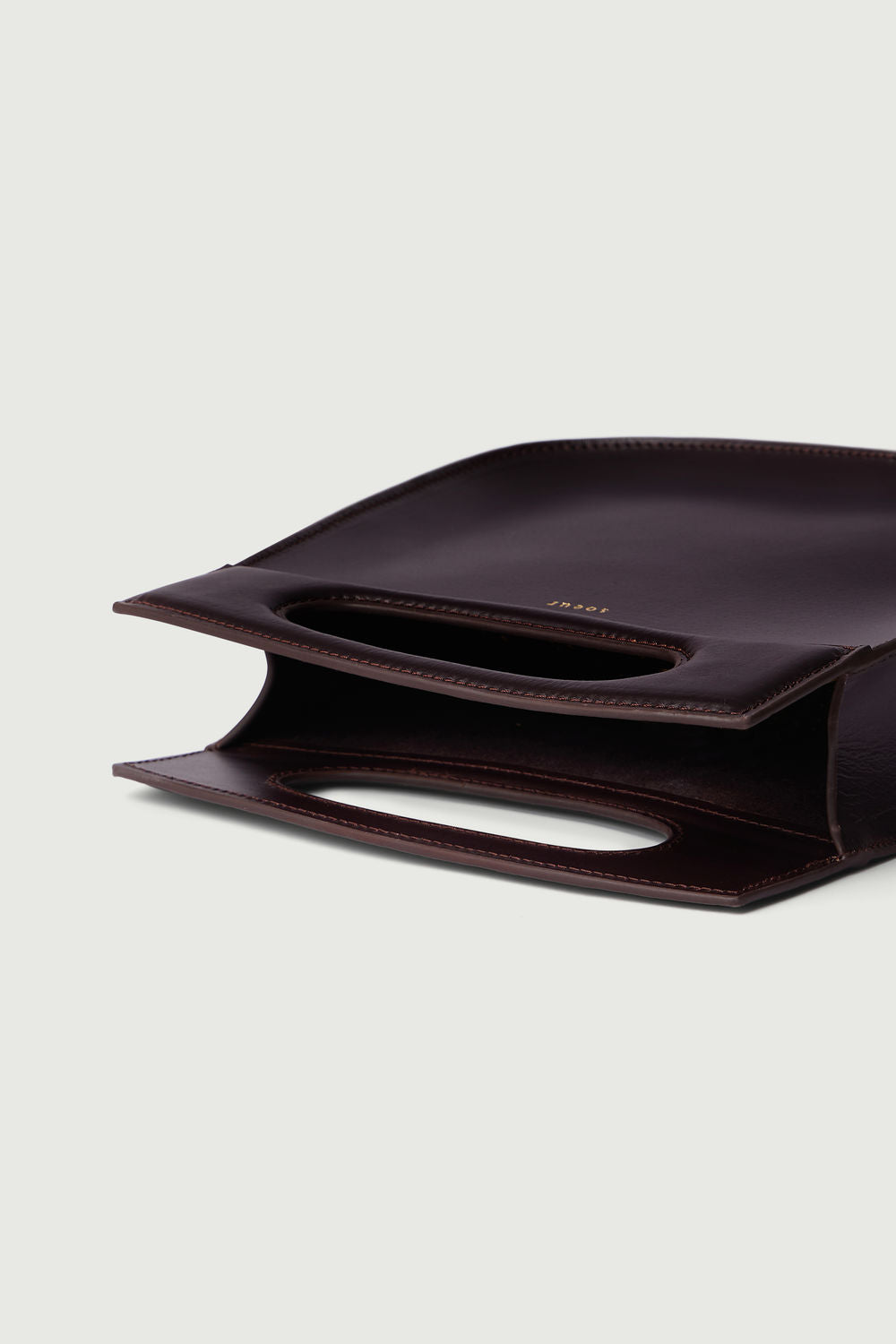 Sac Cheri - Bordeaux Foncé - Cuir - Femme