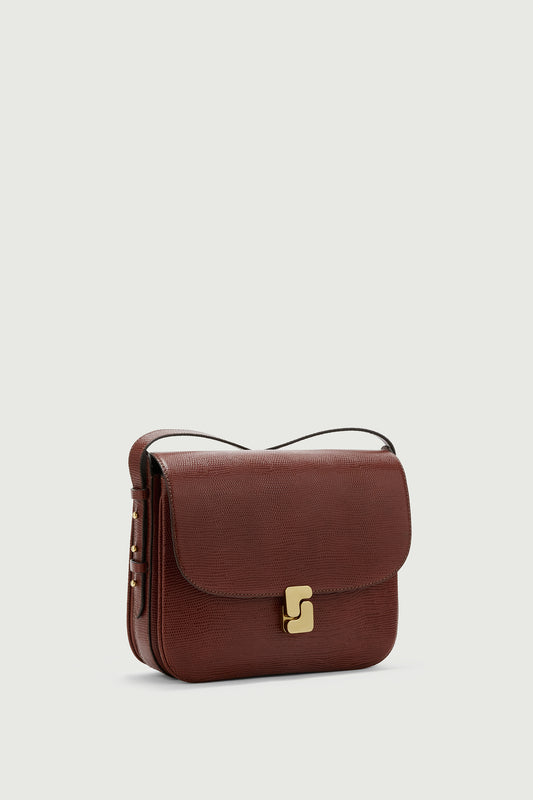 Sac Bellissima Maxi - Cognac - Cuir - Femme