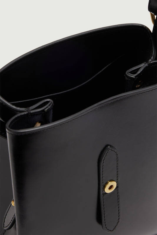 Sac Bello Mini - Noir - Cuir - Femme