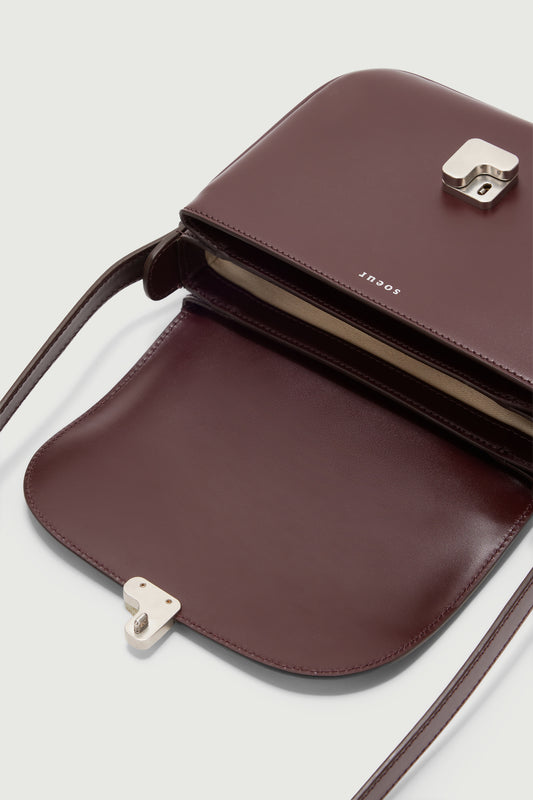 Sac Bellissima Mini - Bordeaux - Cuir - Femme