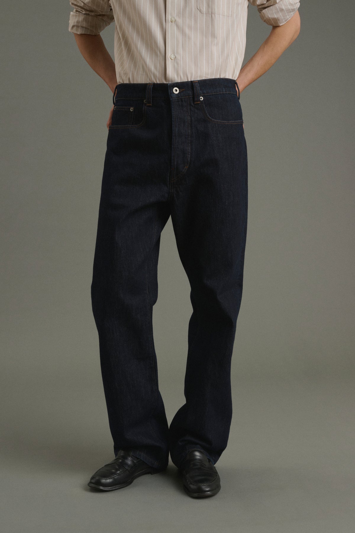 Jean Tom - Bleu Brut - Coton - Homme vue 2