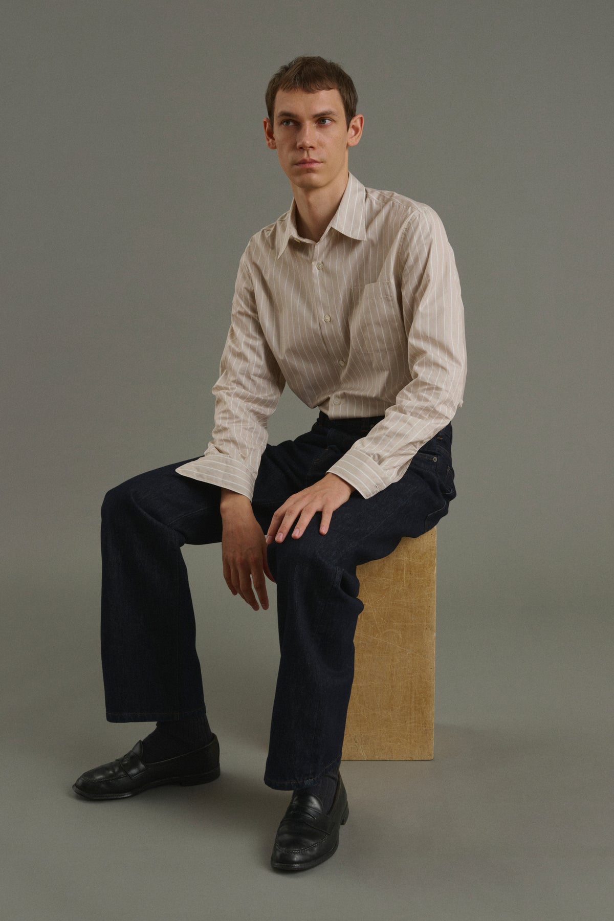 Jean Tom - Bleu Brut - Coton - Homme vue 5