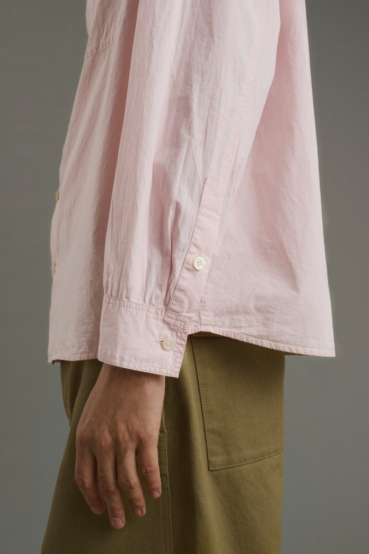Camisa Isaac - Rosa pálido - Algodón - Hombre