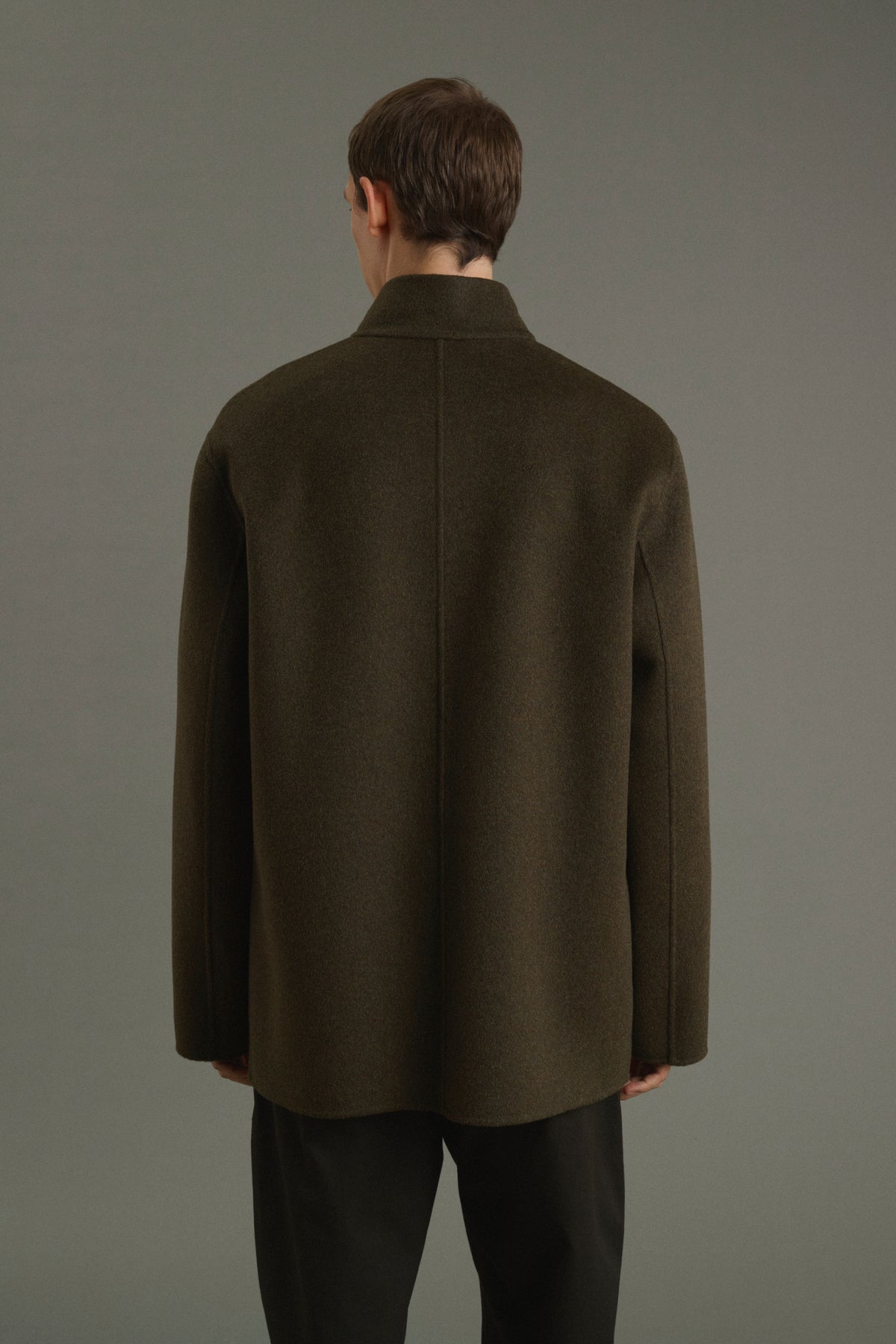 Veste Eole - Kaki Chiné - Double Face - Homme vue 4