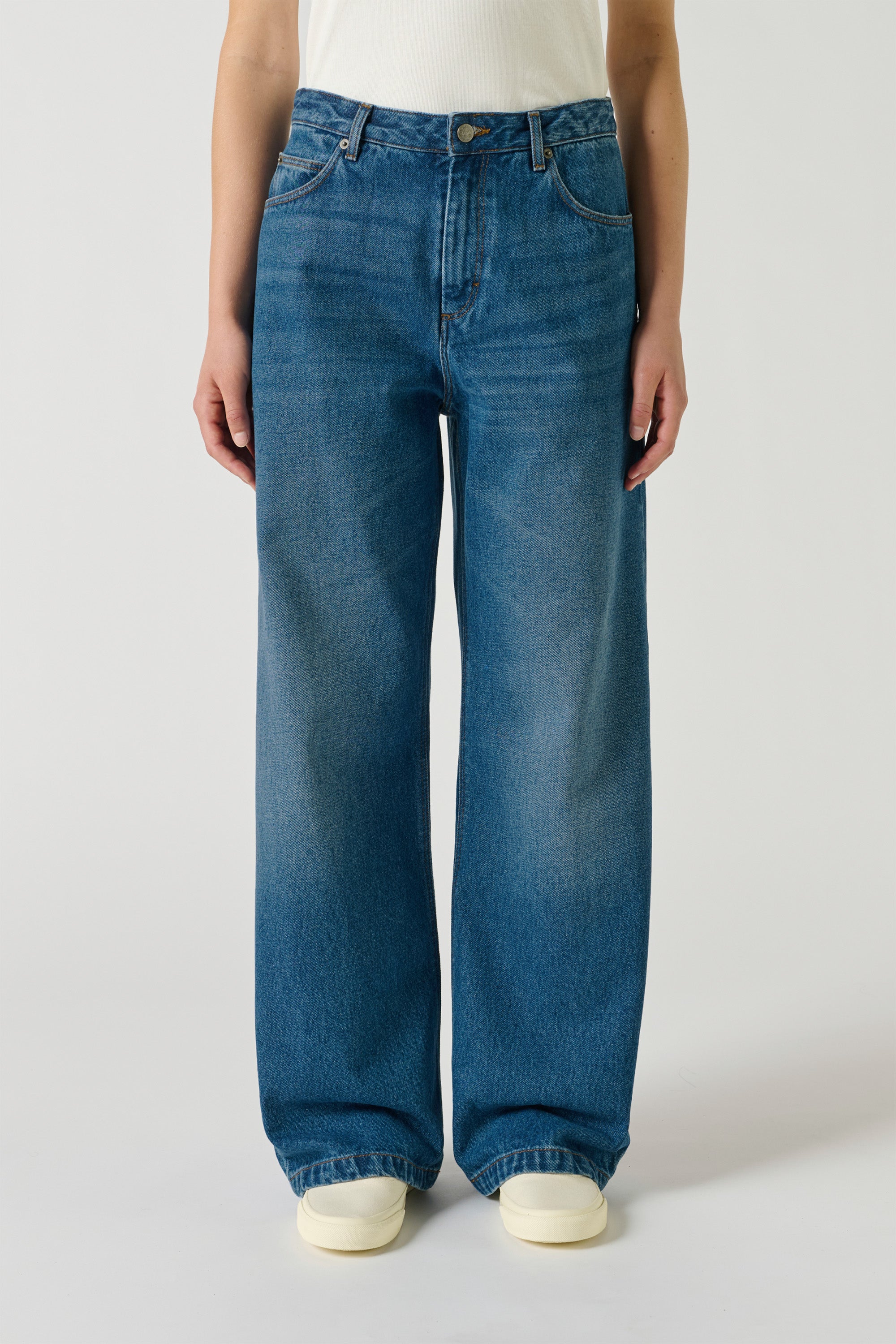 Jeans CALVIN Denim Blu slavato