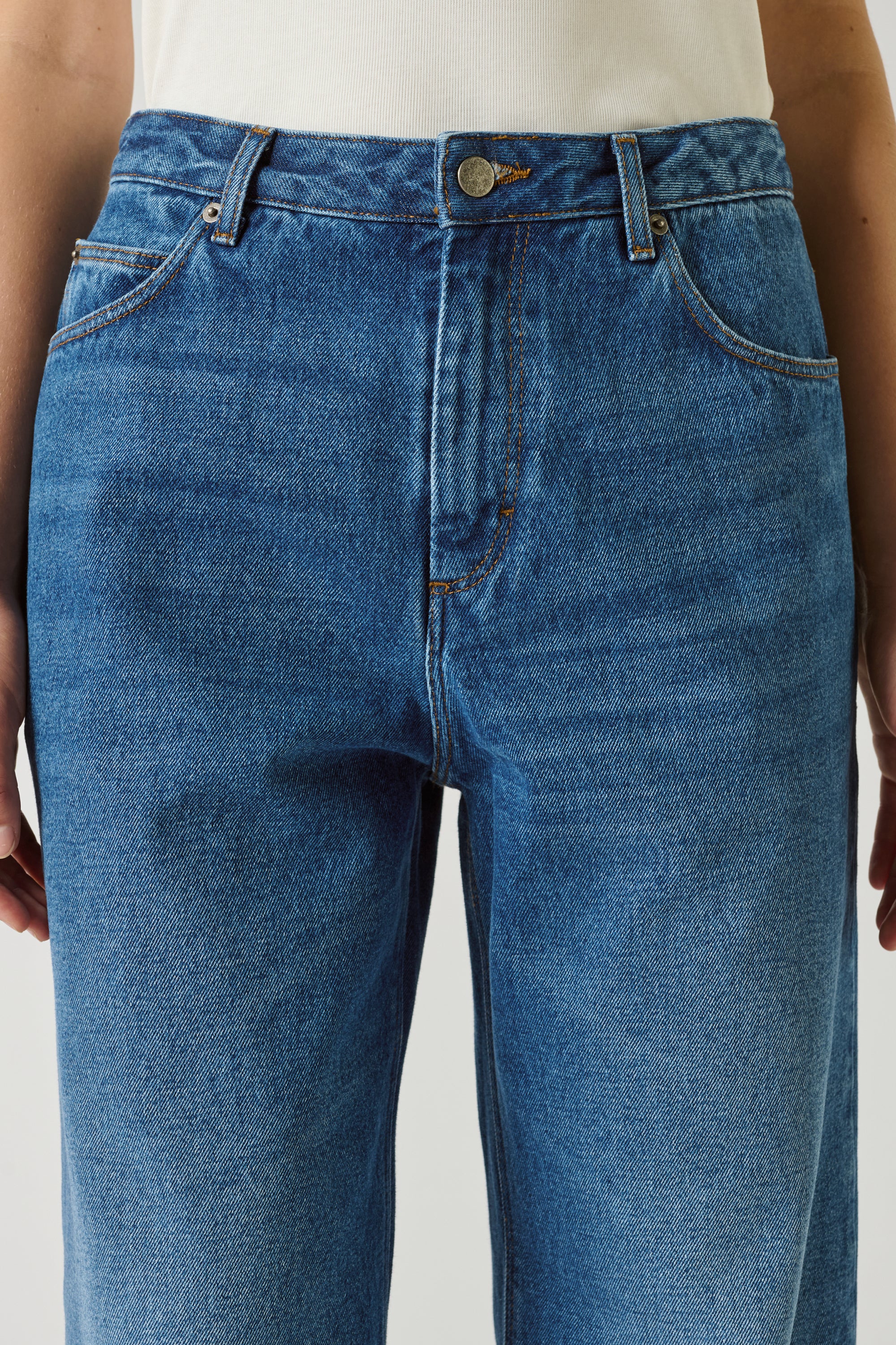 Jean Bleu Denim Riders Pour Femme/junior - Taille 14 1/2 (30 1/2) X 27" Longueur, Coupe Carpenter (Occasion)
