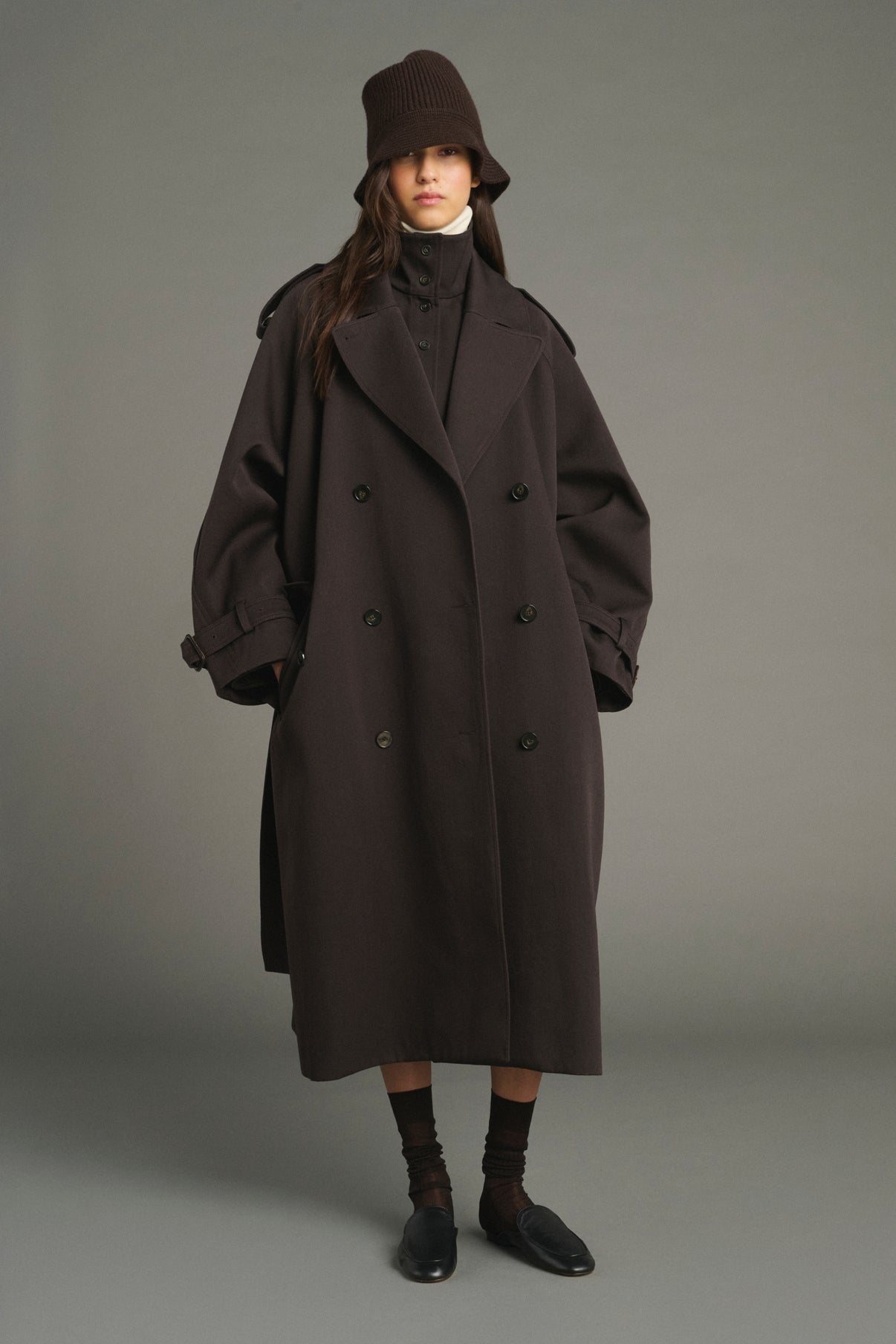 Chapeau Kendall - Marron Chiné - Laine - Femme vue 3