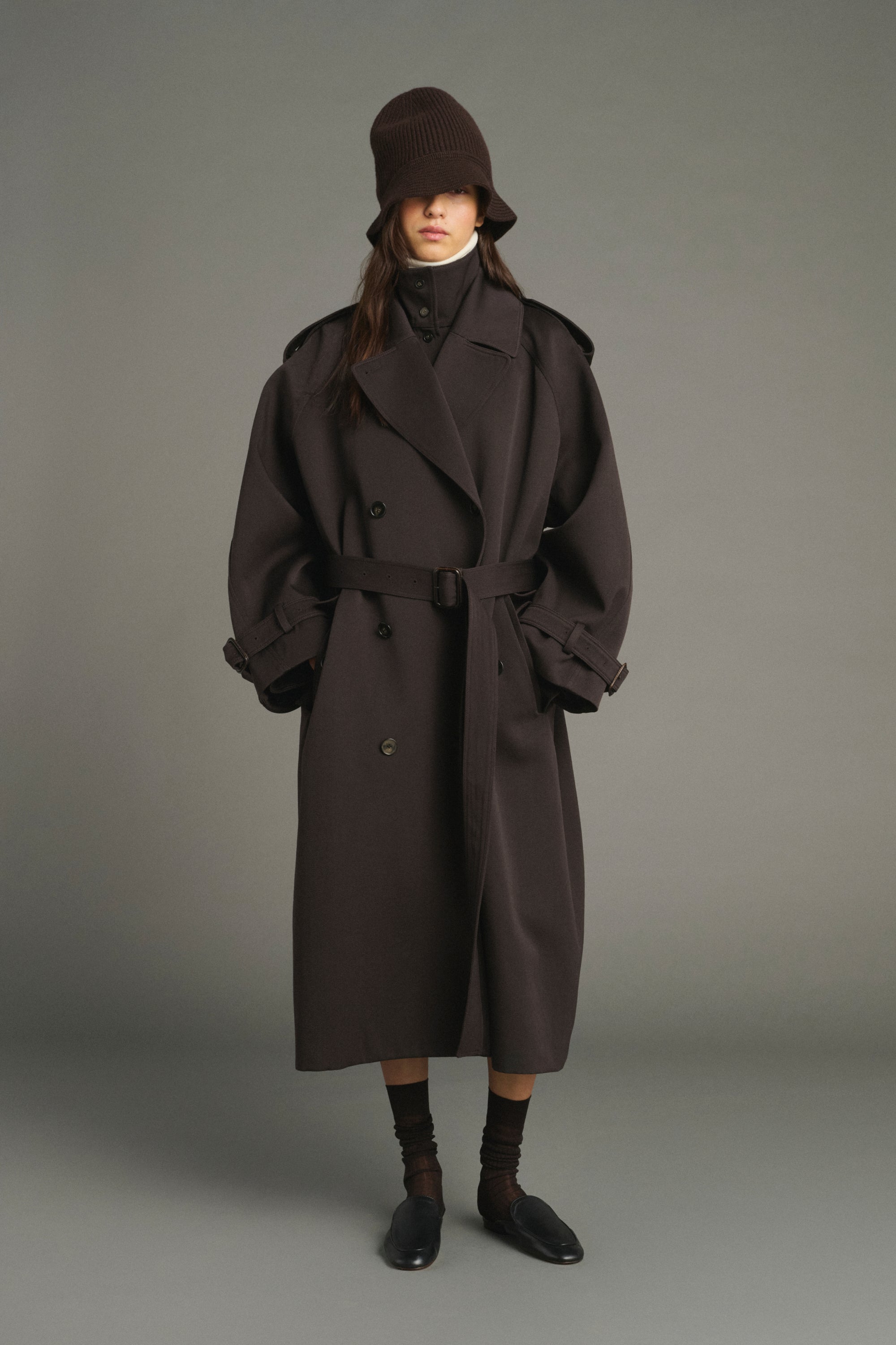 Coat LAZARE Ebony