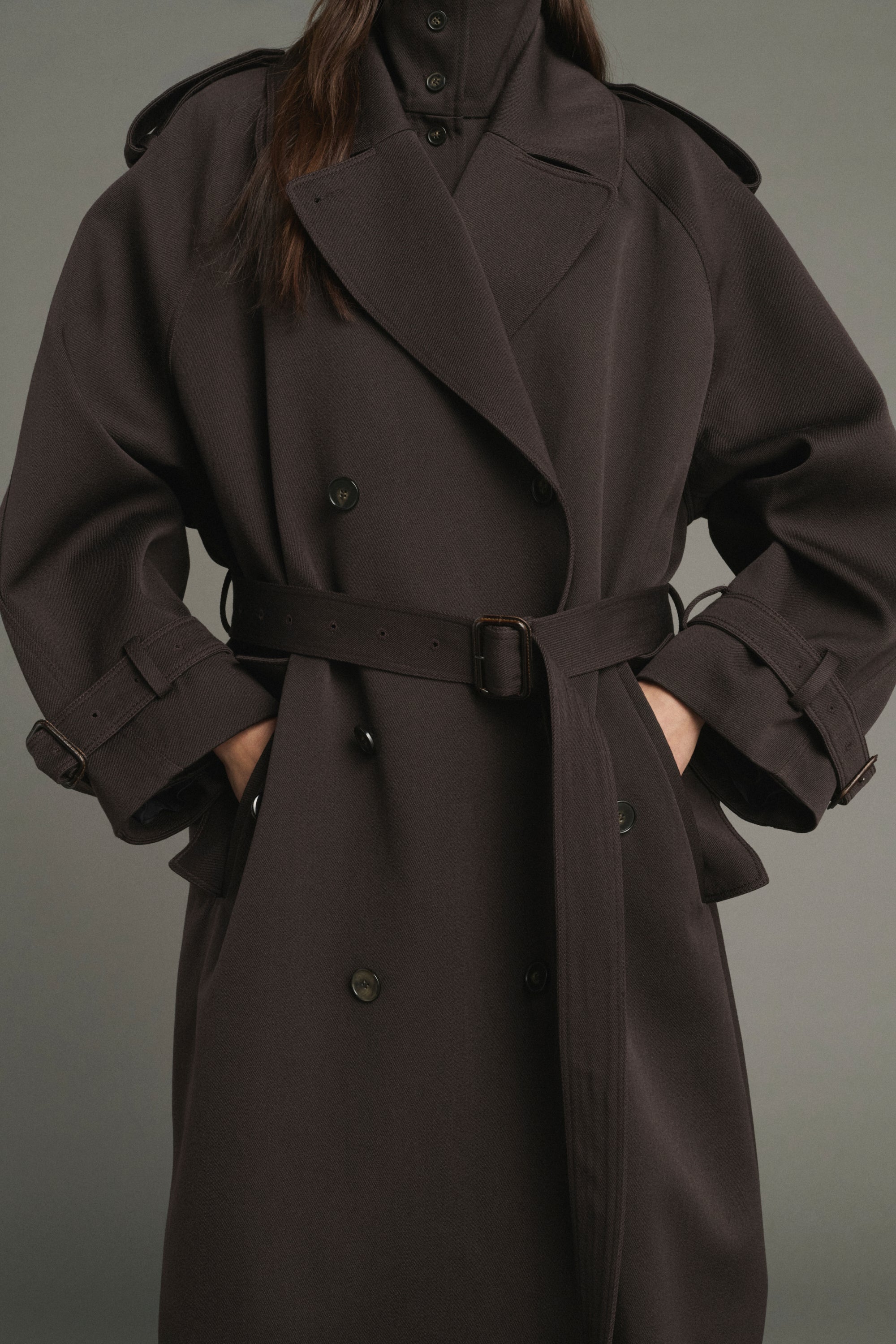 Coat LAZARE Ebony