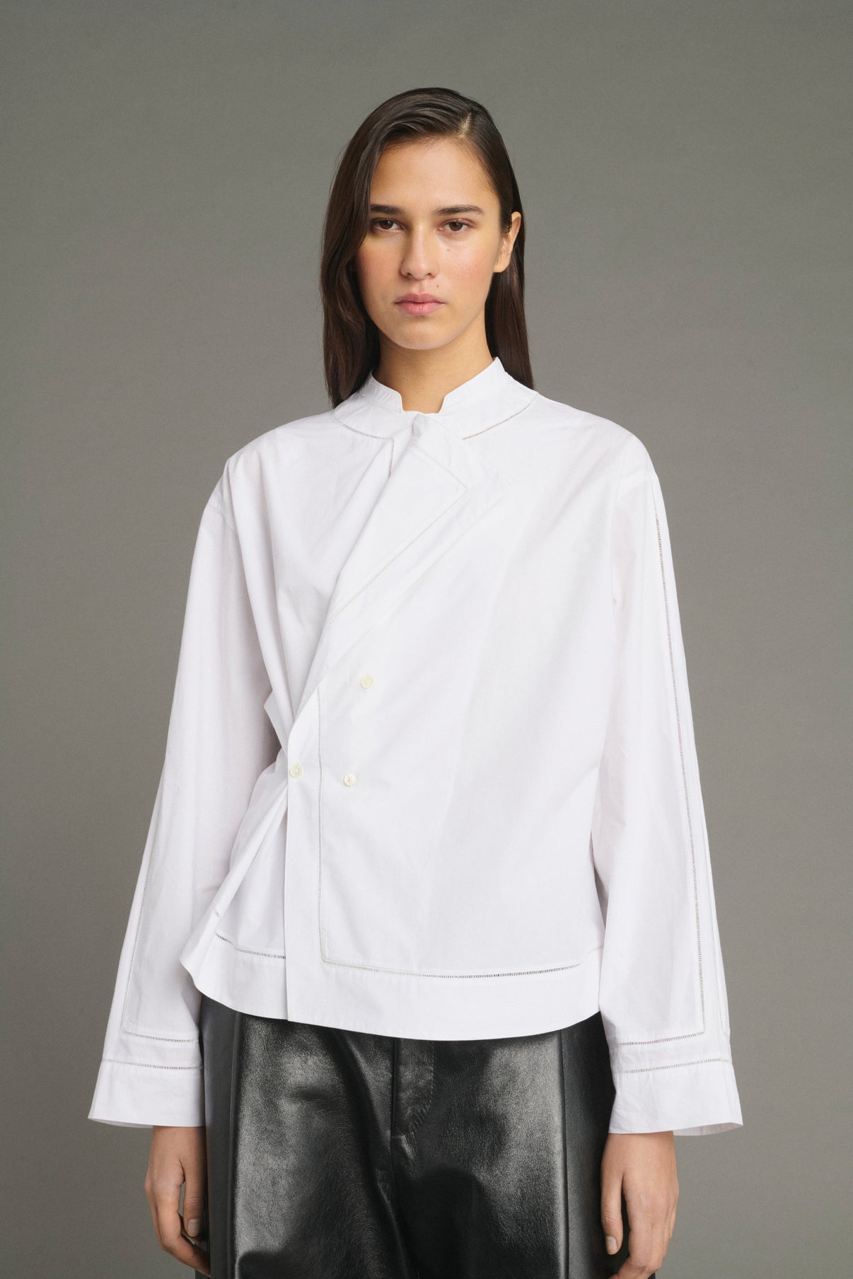 Blusa Lorraine - Blanco - Algodón - Mujer vue 3