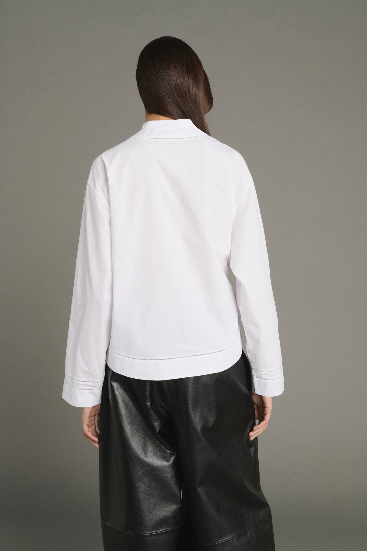 Blusa Lorraine - Blanco - Algodón - Mujer vue 4