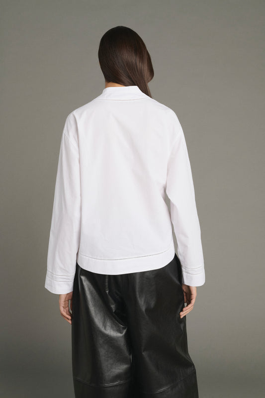 Blouse Lorraine - Blanc - Coton - Femme