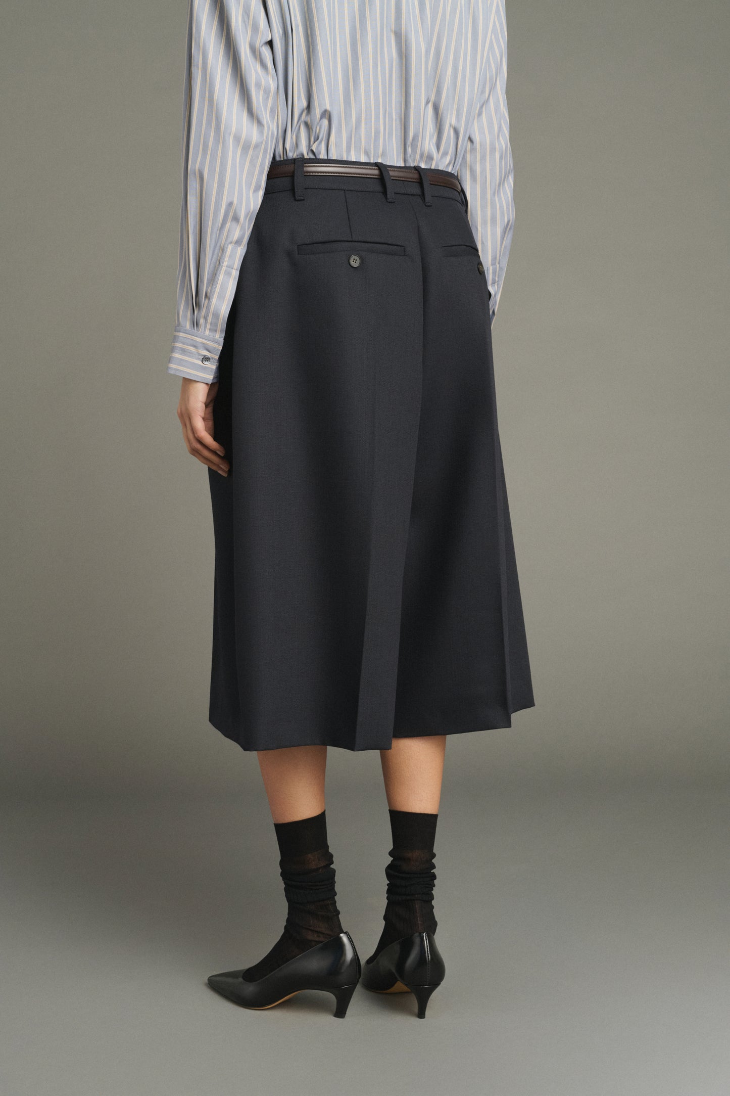 Bermuda Jude - Deep Navy - Laine - Femme
