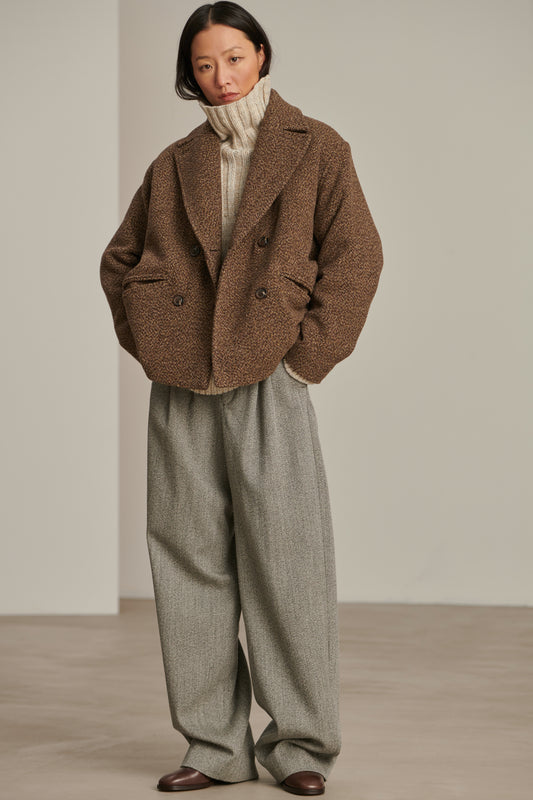 shellerシェリエoff shoulder jacket tops