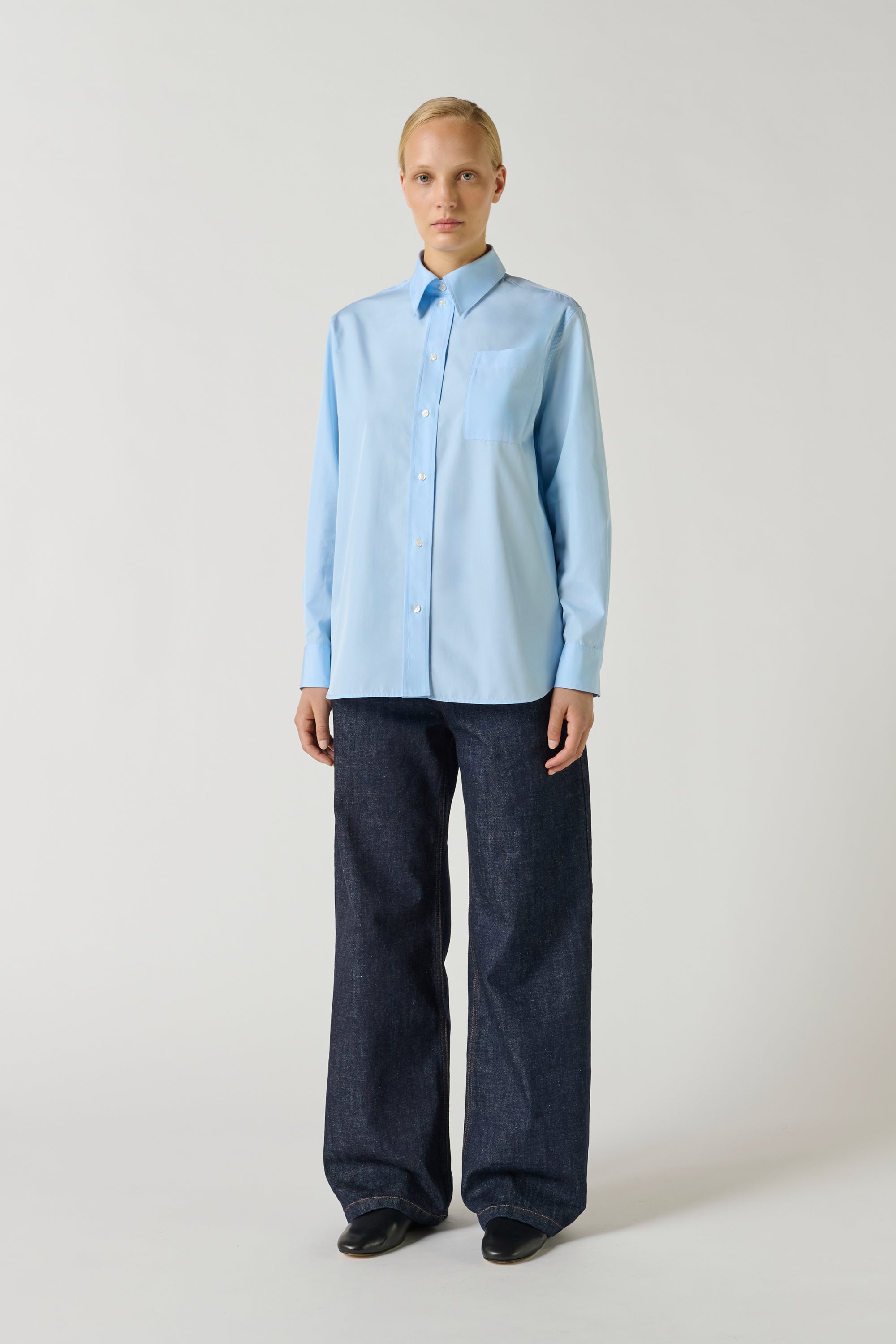 Shirt SAPHIR Blue CIEL
