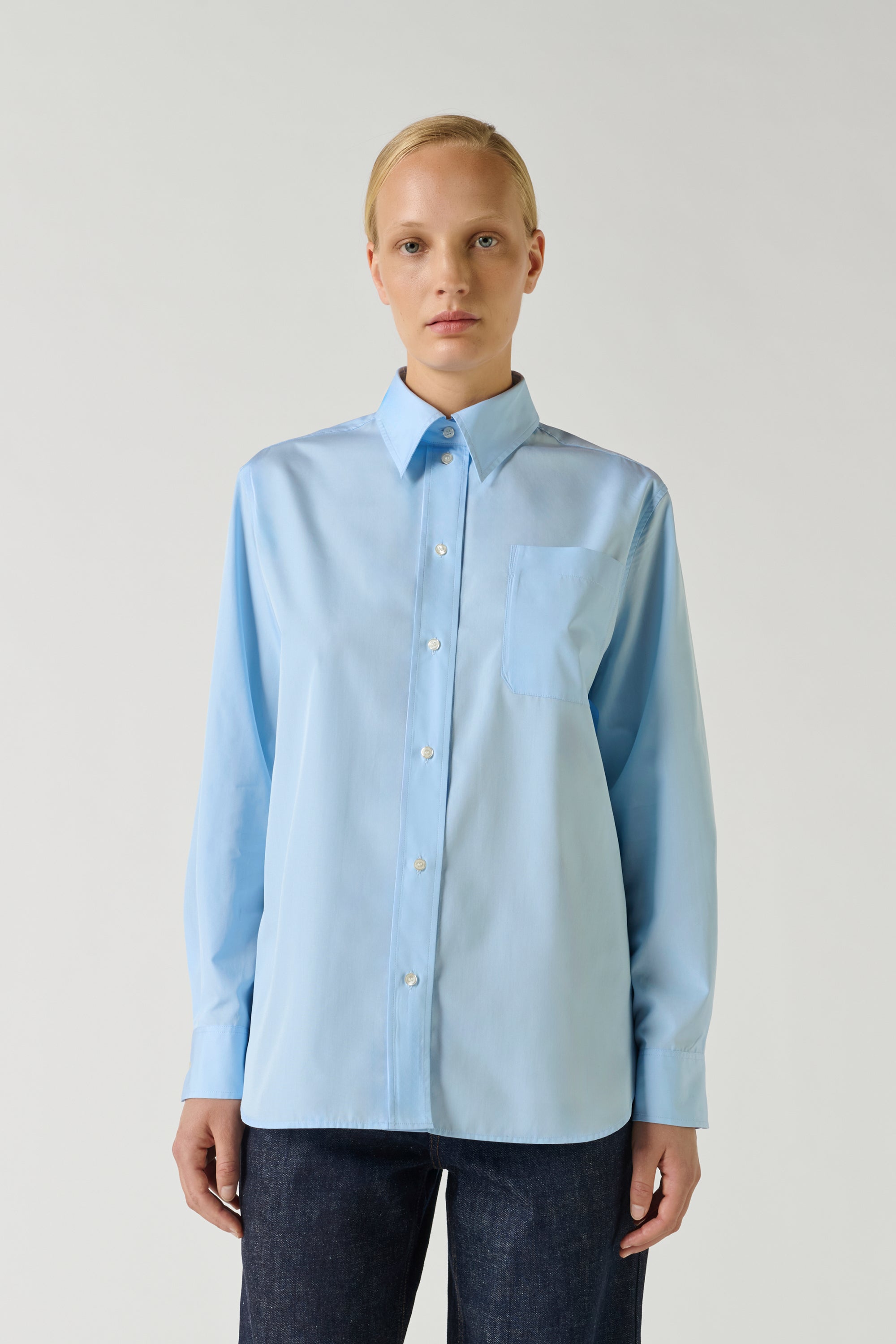 Shirt SAPHIR Blue CIEL