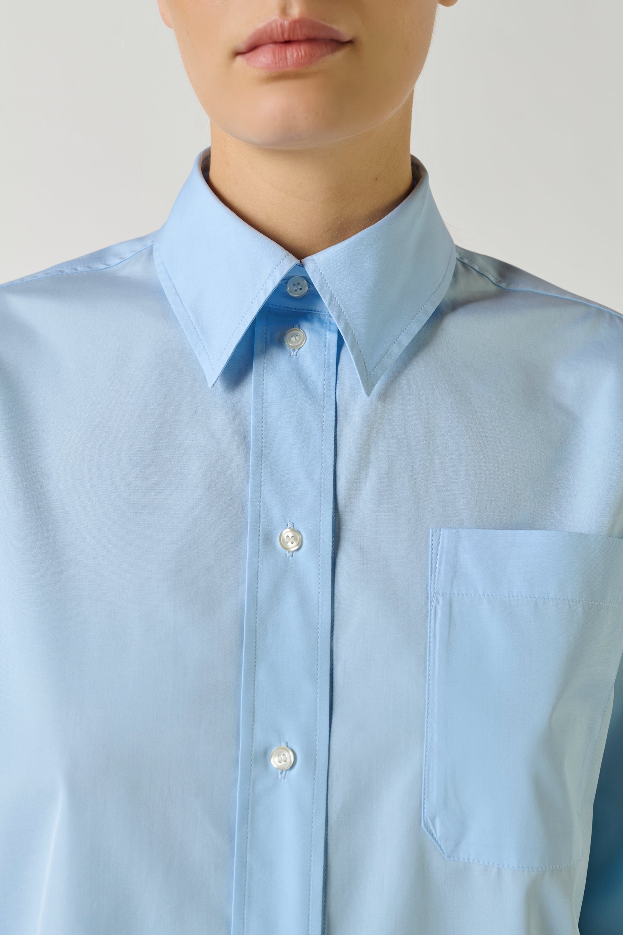 Shirt SAPHIR Blue CIEL