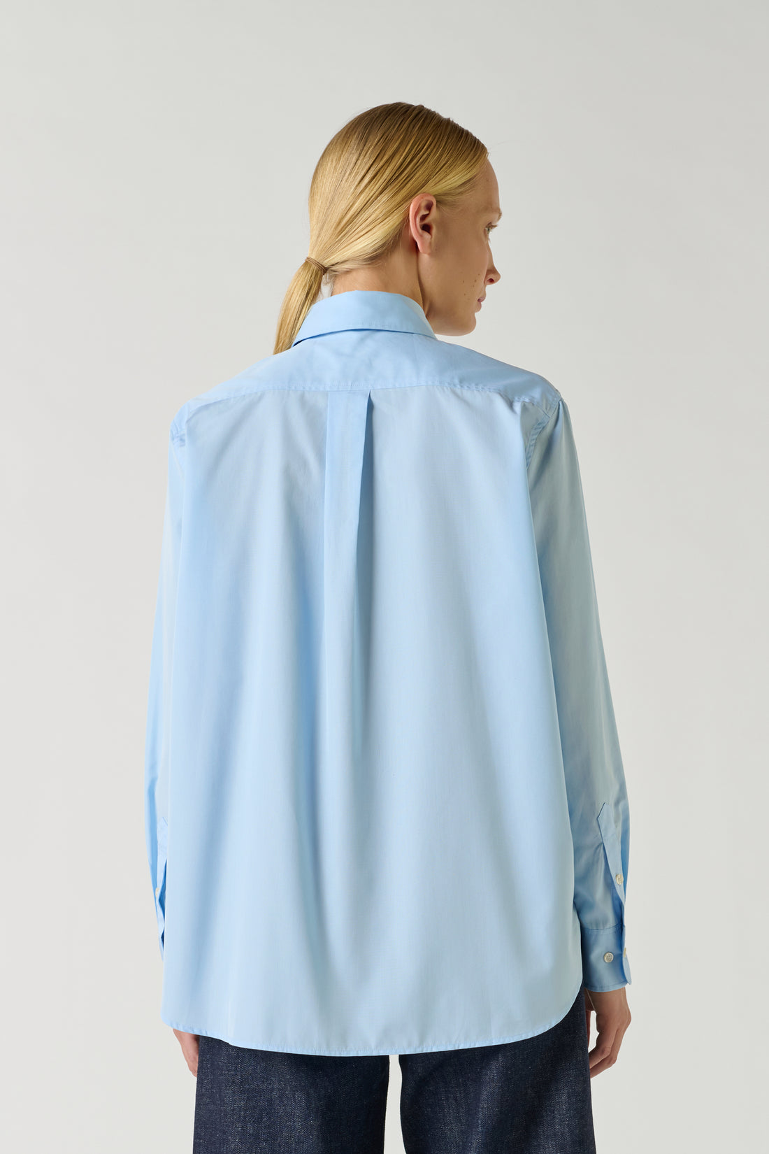 Chemise Saphir - Bleu Ciel - Coton - Femme