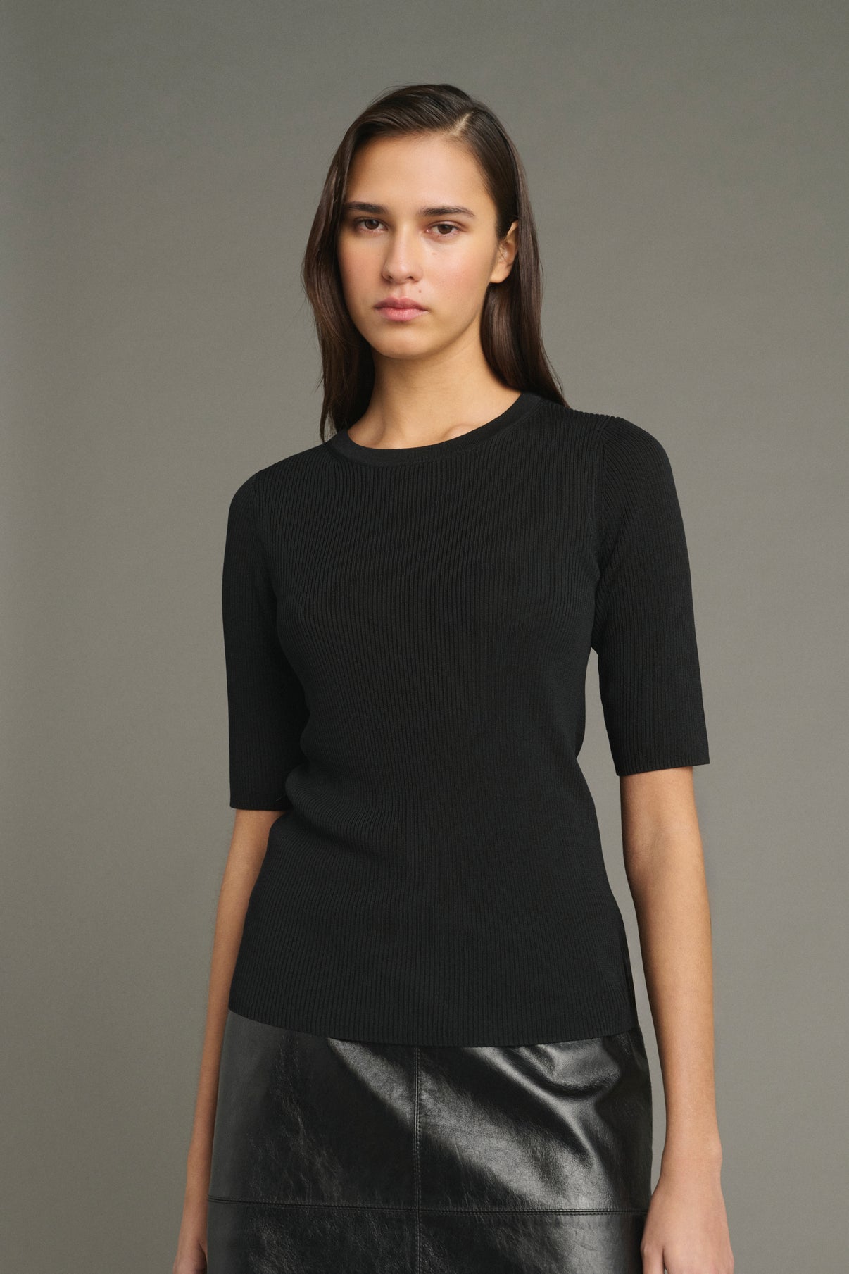 Pull Karina - Noir - Femme vue 1