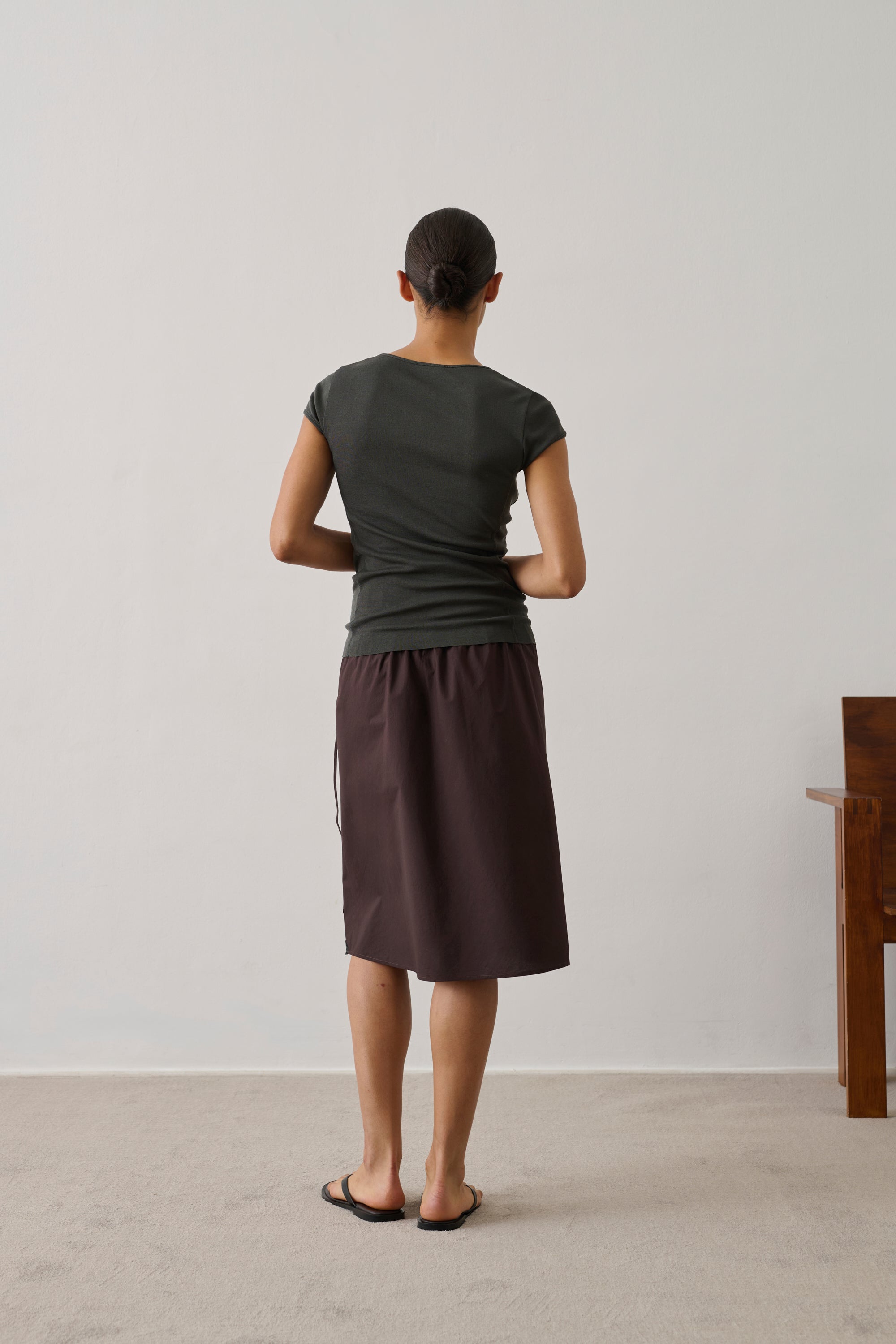 Skirt HOUNA Dark Brown