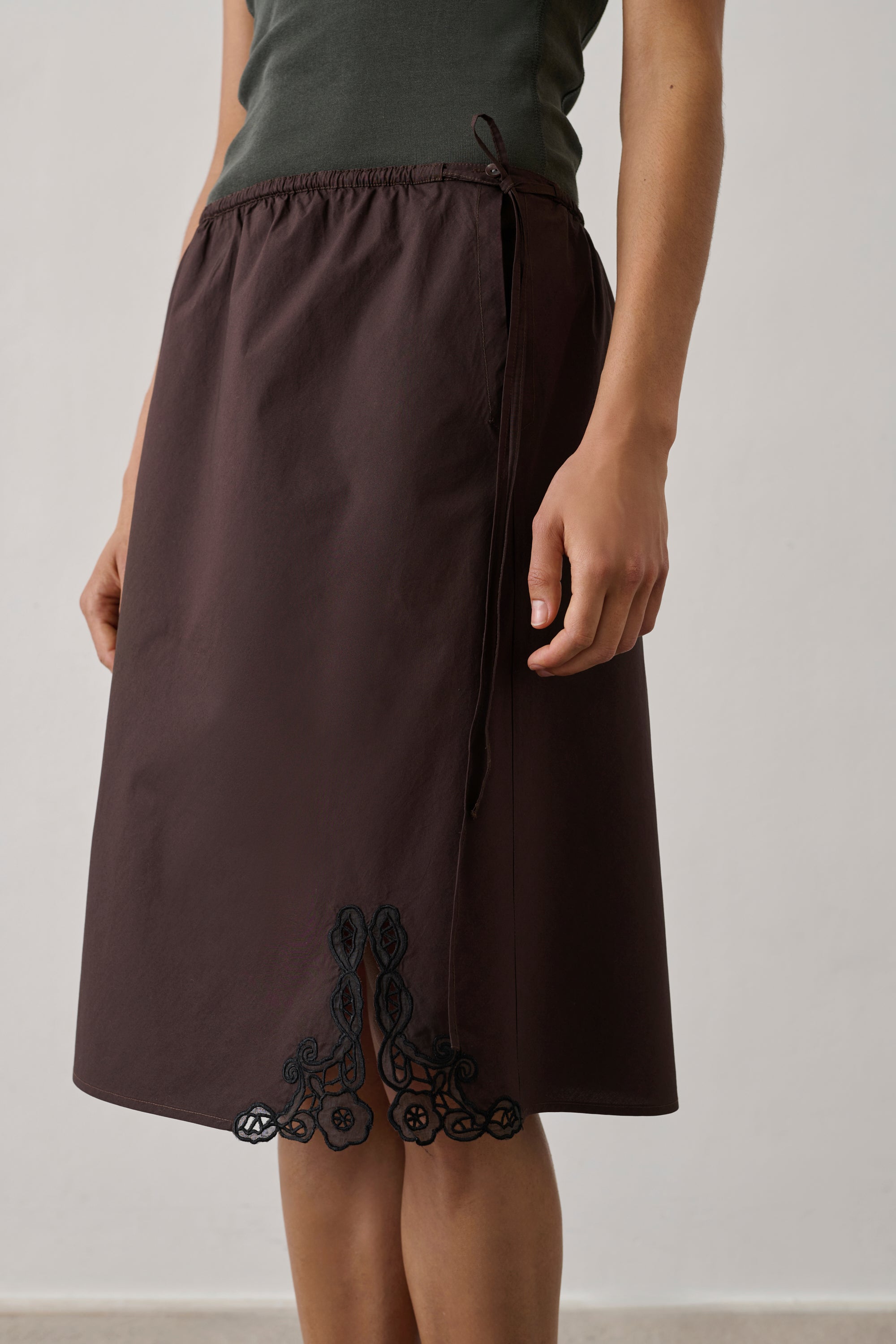 Skirt HOUNA Dark Brown