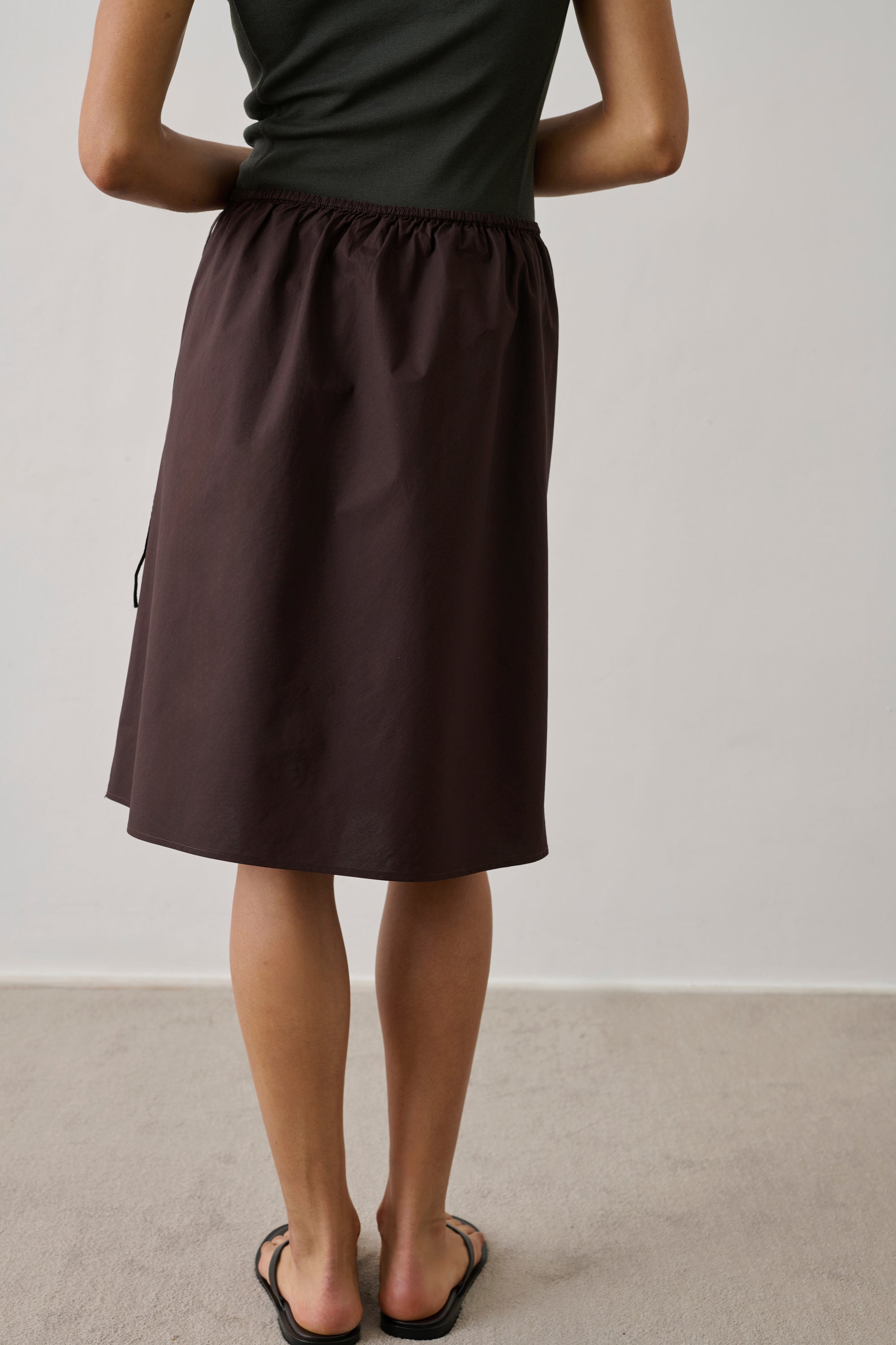 Skirt HOUNA Dark Brown