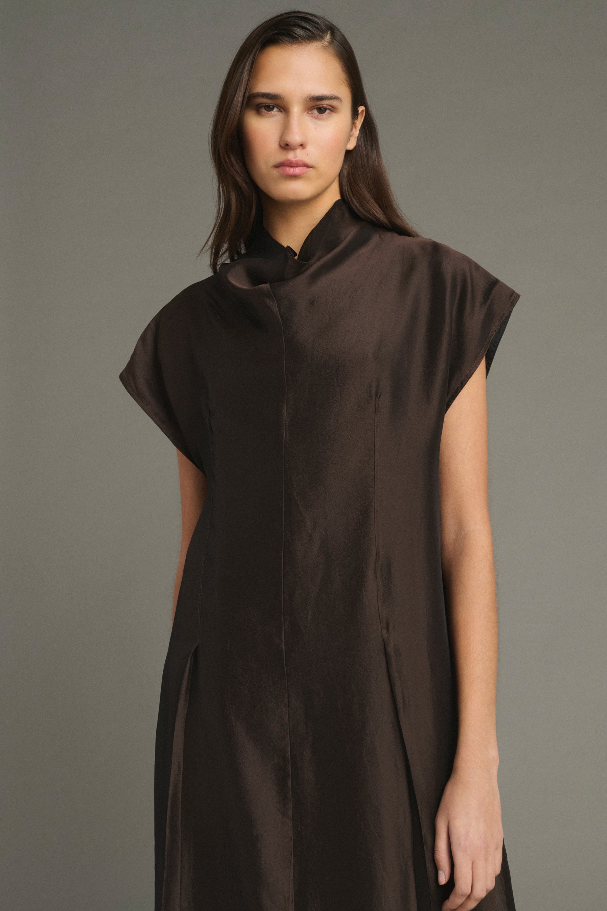 Dress LENA Brown