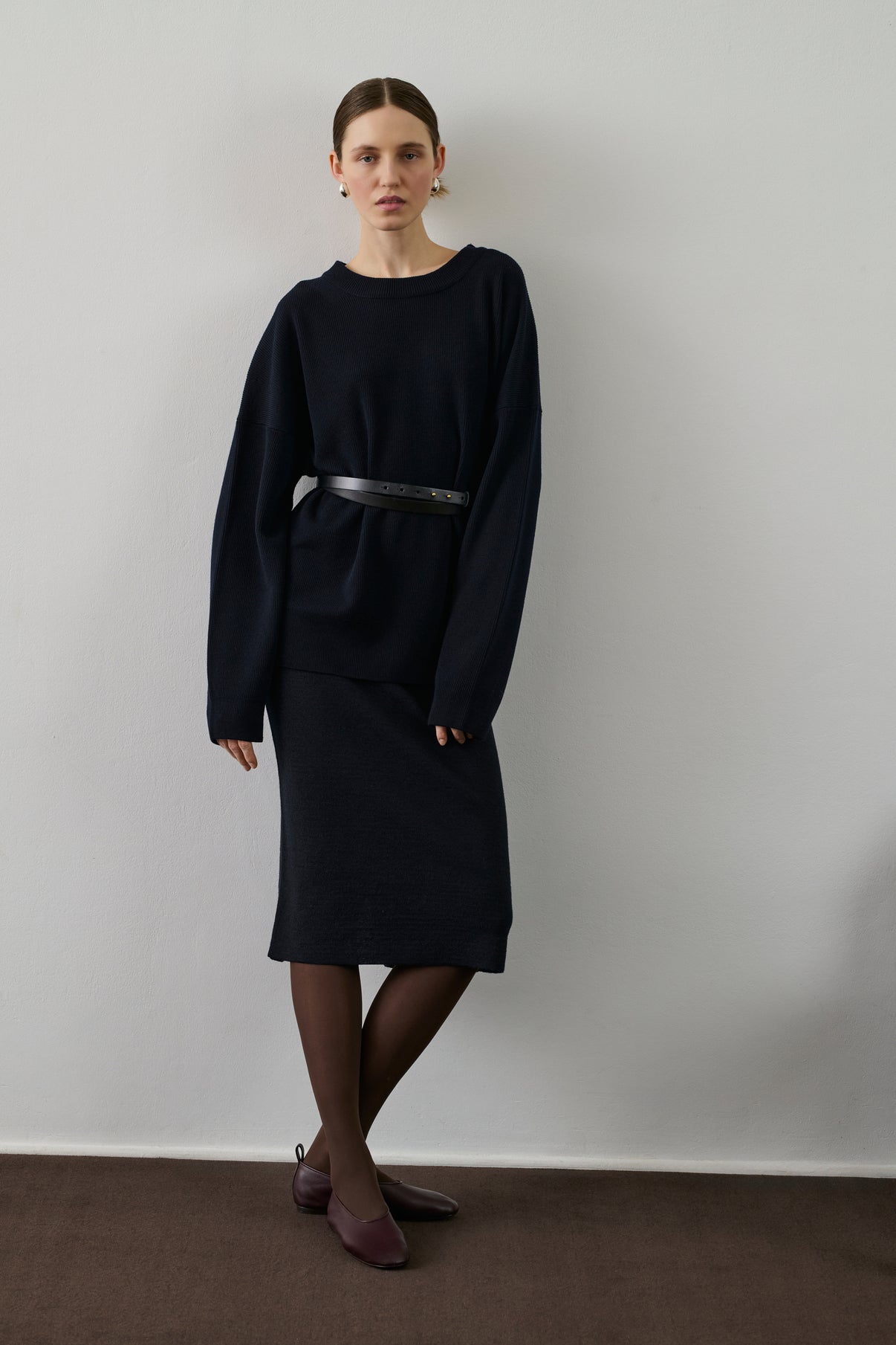 Jupe Fabia - Navy - Laine - Femme vue 5