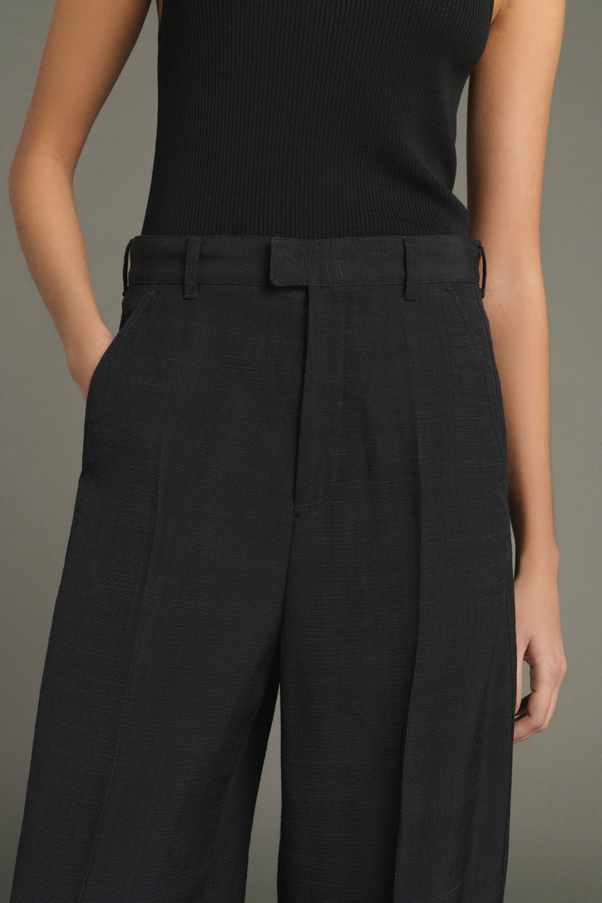 Pantalón Hippolyte - Negro - Mujer vue 5