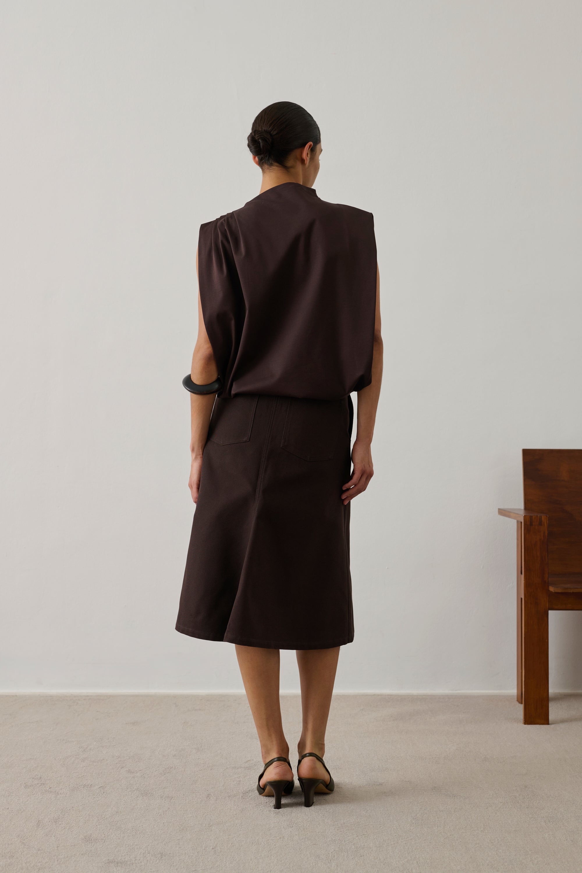 Top IDRIS Dark Brown