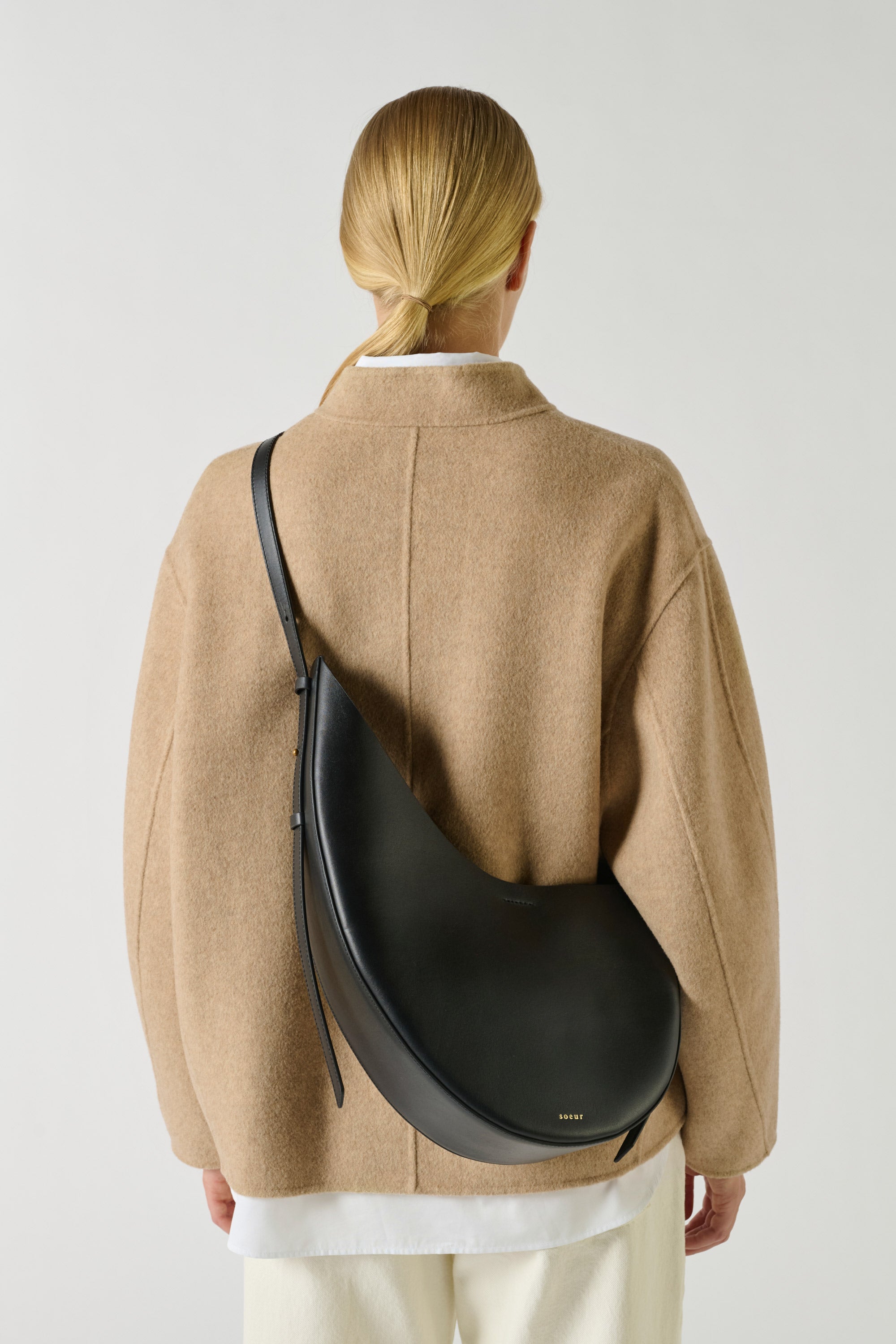 Soeur Winona Bag: Black Leather Shoulder Bag | Soeur Soeur Winona Bag: Black Leather Shoulder Bag | Soeur