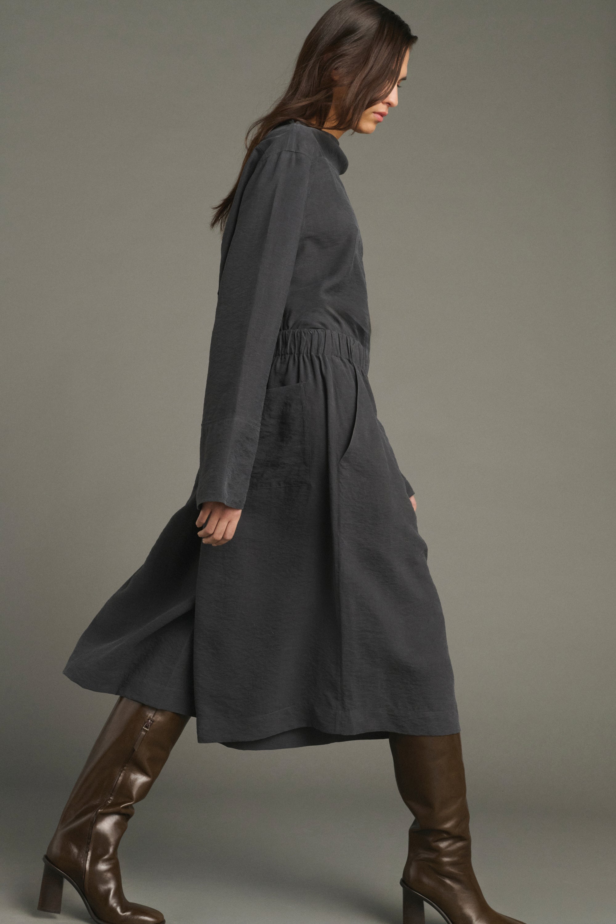 Culottes LEXIE Charcoal Gray
