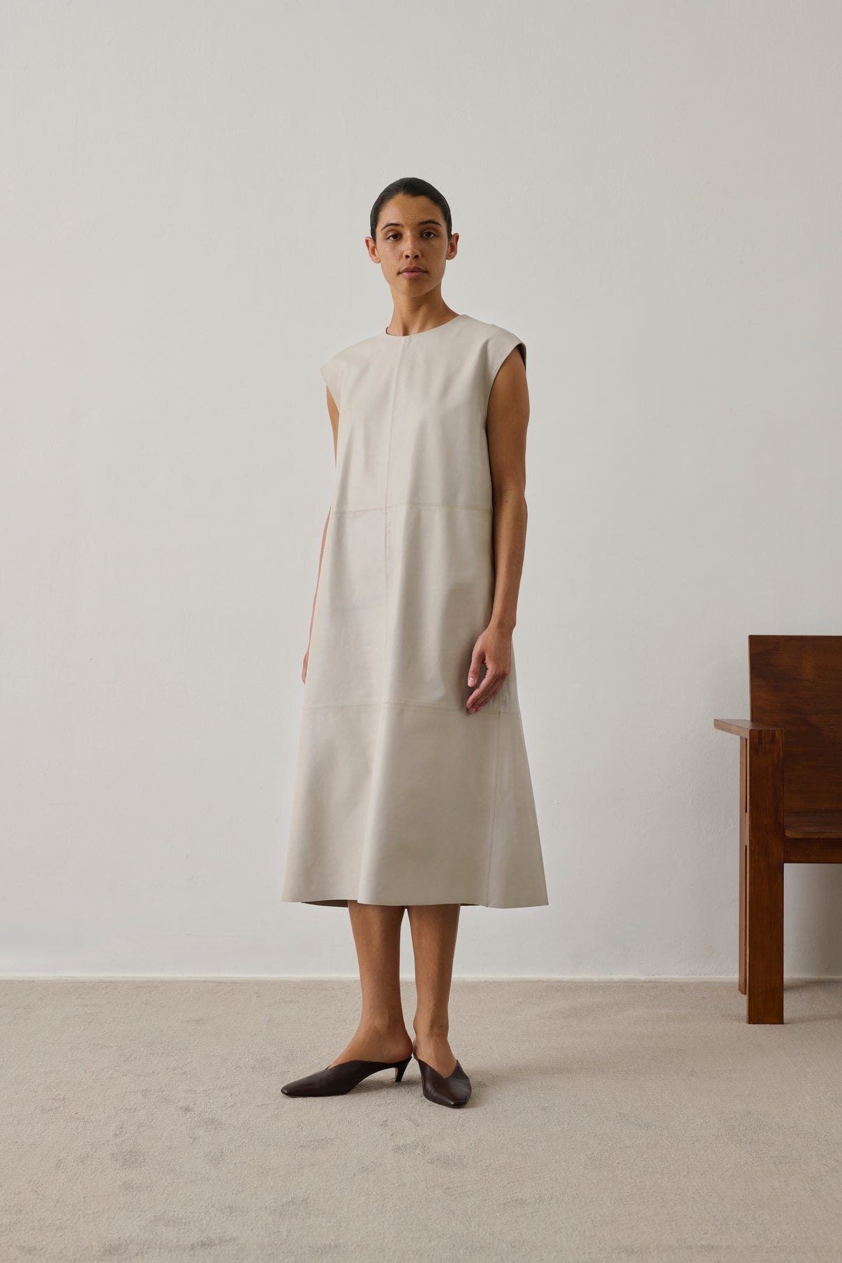 Mules Amalie - Marron - Cuir - Femme vue 3