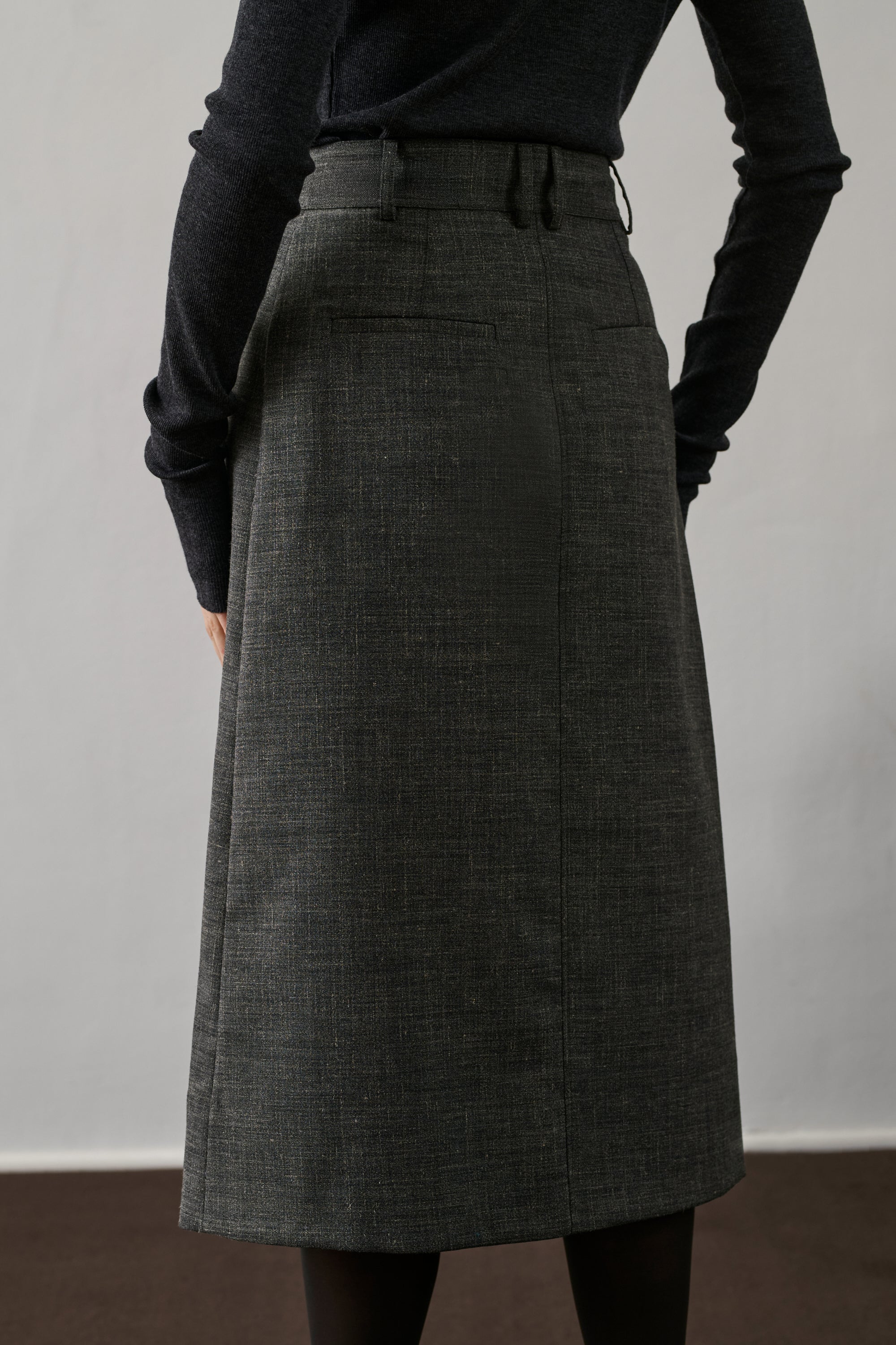 Varna Skirt - Heather Grey - Woman