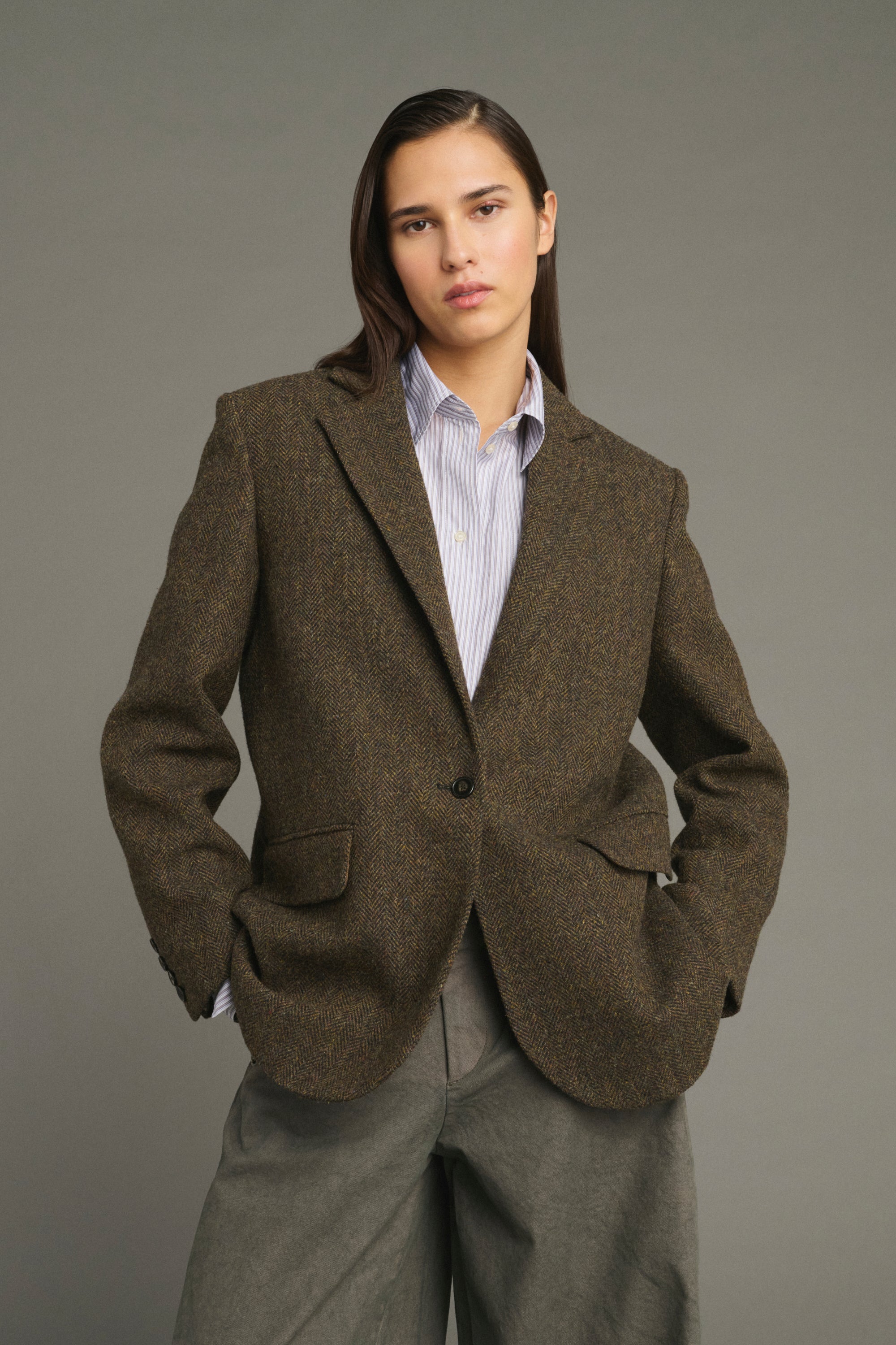 Jacket SEVRES Brown/Navy